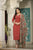 RED CHAKORI STRAIGHT CHANDERI DUPATTA SUIT SET
