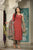 RED CHAKORI STRAIGHT CHANDERI DUPATTA SUIT SET