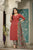 RED CHAKORI STRAIGHT CHANDERI DUPATTA SUIT SET