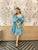 kasturi blue floral dress