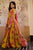 Aleena peach bandhej maxi set