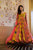 Aleena peach bandhej maxi set