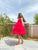 pink mabel organza dress