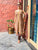 daisy brown chanderi suit set