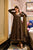 brown ajrakh angrakha suit set