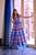 damini blue chanderi maxi