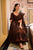 poornima brown chanderi suit set