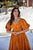 vibrant mustard maxi set