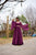 Purple netra georgette maxi