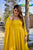 yellow bubble chanderi maxi set