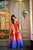 multicolor pearl chanderi maxi