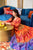 multicolor pearl chanderi maxi
