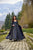 Gayatri black and blue combi maxi set