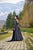 Gayatri black and blue combi maxi set