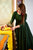 lush green silk suit set
