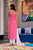 pink leheriya kurta set