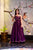 Mariyam purple silk maxi set