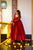 maroon mazarine chanderi maxi set