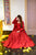 maroon mazarine chanderi maxi set