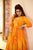 orange Valeria suit set