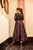 nusrat blue floral suit