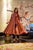 maroon amour kurta set