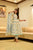 white &amp; blue flora cotton suit set