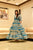 princess blue organza dress