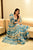 princess blue organza dress