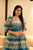 princess blue organza dress