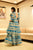 princess blue organza dress
