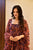 alisha blue georgette dress