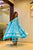 ocean blue cotton suit set