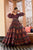 meadow wine chanderi maxi