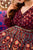 meadow wine chanderi maxi
