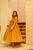 mustard sawan embroidered dress