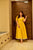 yellow tin tin cotton dress