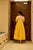 yellow tin tin cotton dress