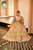 medallion floral lehenga choli