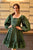 green anchal muslin dress