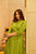 blush green embroidered dress