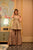 afiza light brown kurta sharara set