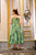 Green midi floral dress