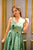 Green midi floral dress