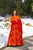 orange shimmer maxi set