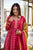 apple red muslin maxi set