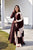 gajgamini brown maxi set