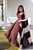 gajgamini brown maxi set