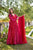 poetic pink and red maxi set