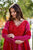 poetic pink and red maxi set
